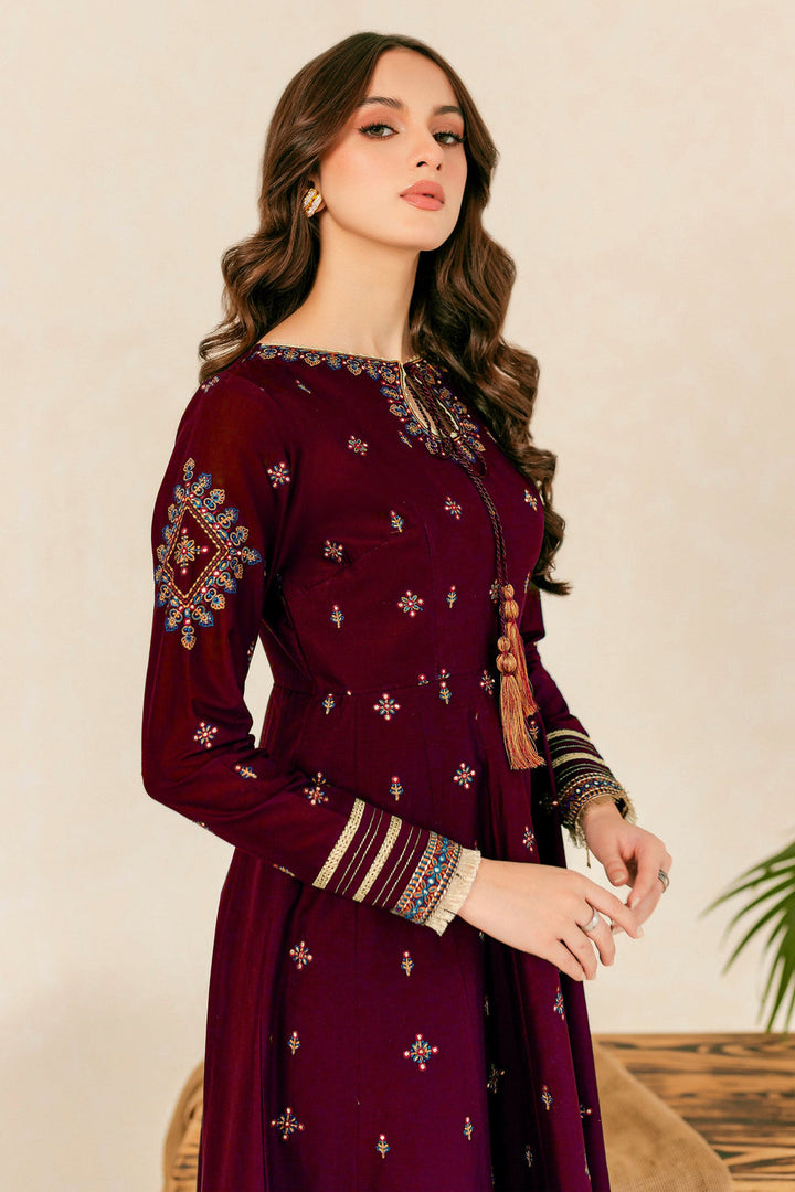 Winter - Best Selling - HREEM 02 PC EMBROIDERED SUIT