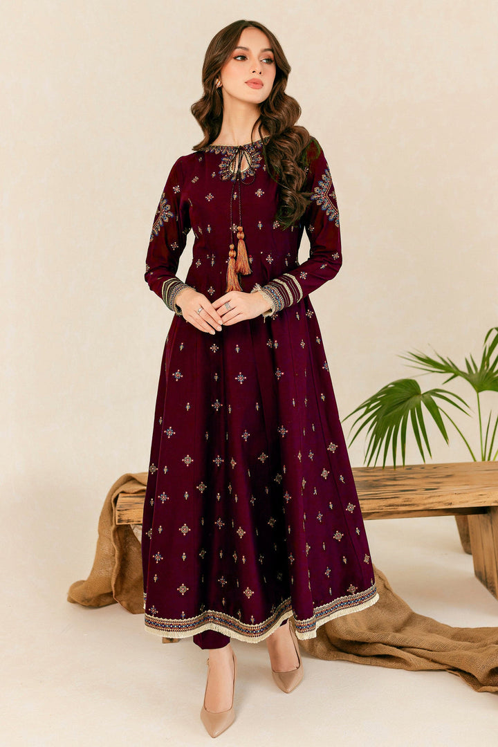 Winter - Best Selling - HREEM 02 PC EMBROIDERED SUIT