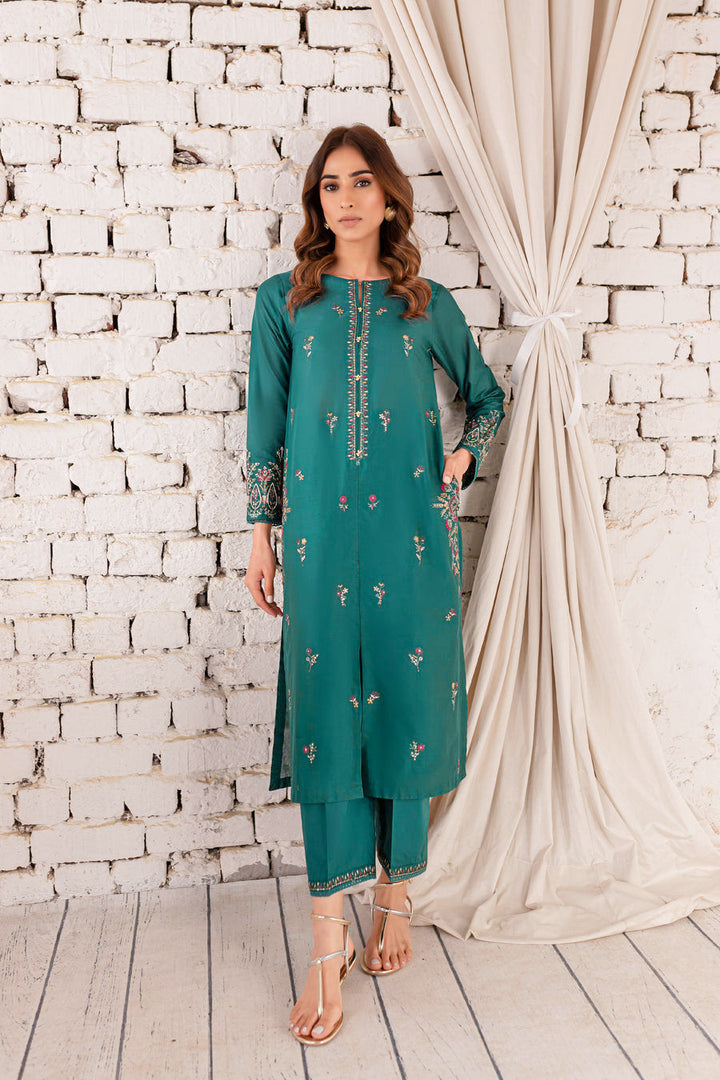 Winter - Best Selling - EYANA 2PC - EMBROIDERED DRESS