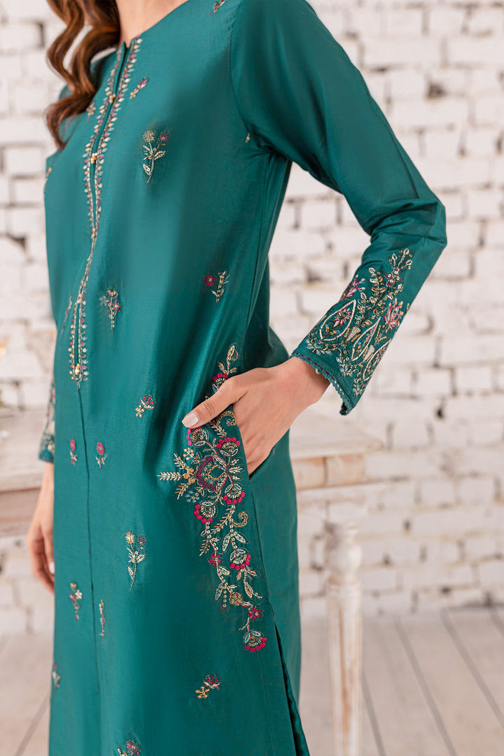 Winter - Best Selling - EYANA 2PC - EMBROIDERED DRESS