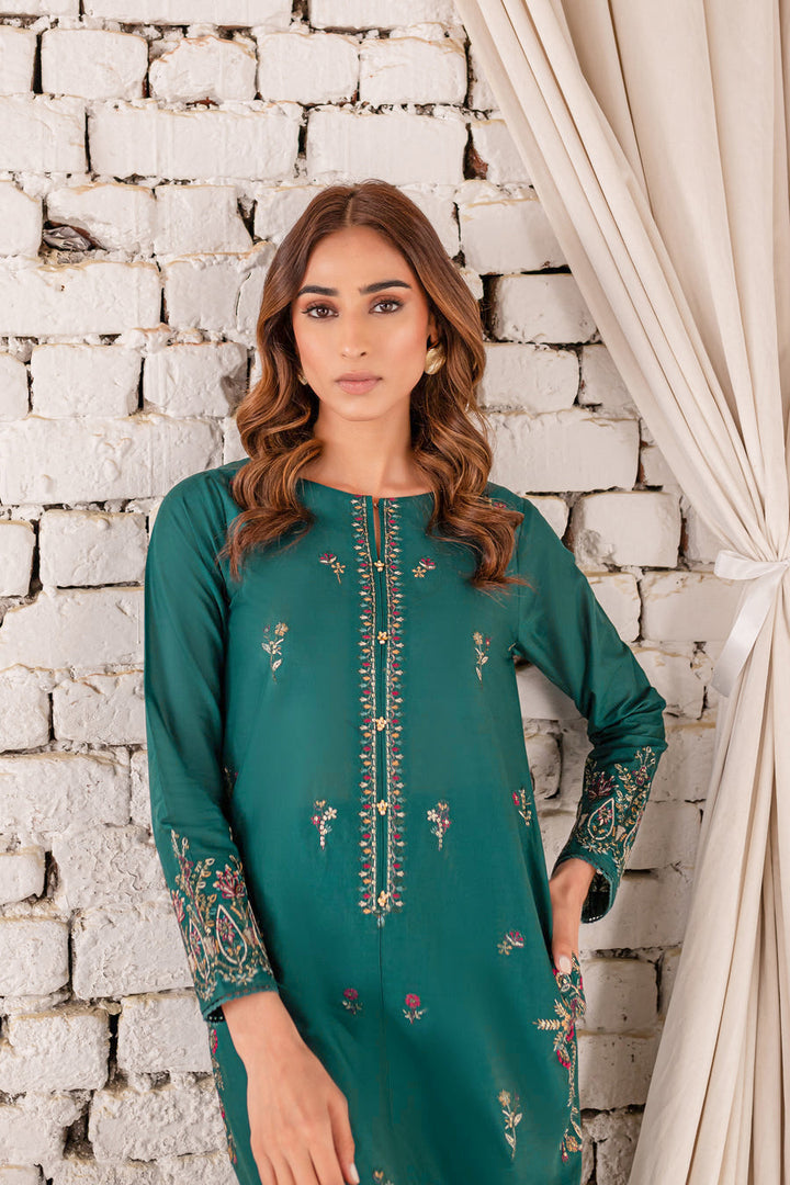 Winter - Best Selling - EYANA 2PC - EMBROIDERED DRESS