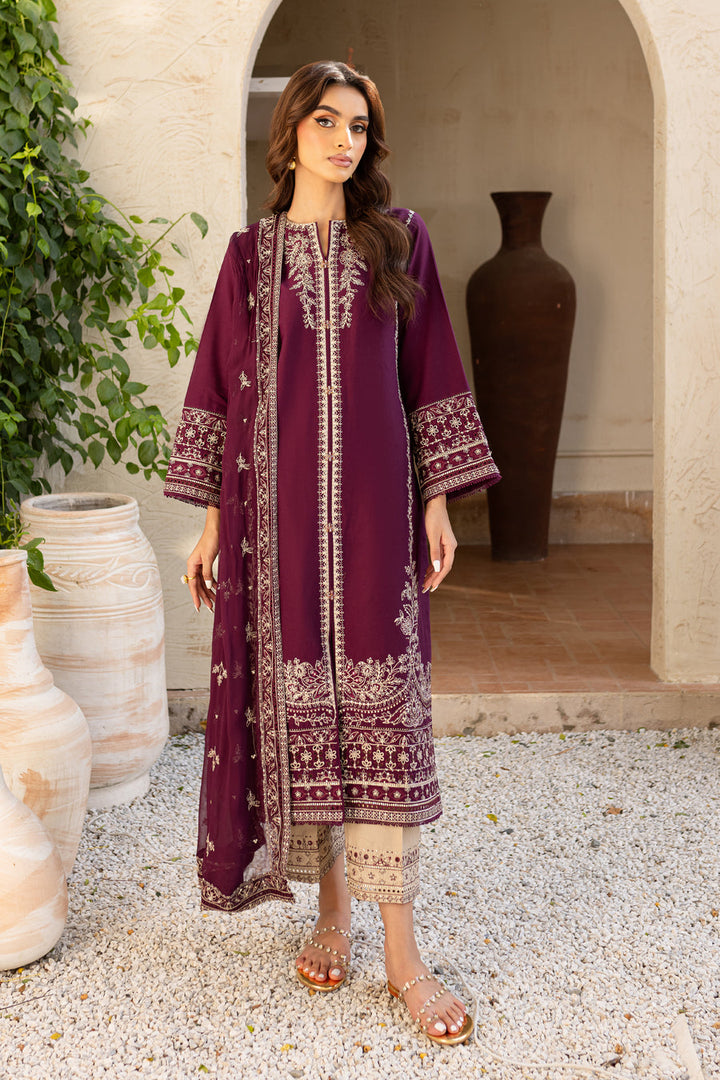 Winter - Best Selling - Honey Well 3Pc - Embroidered Dress