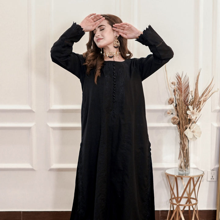 Midnight - Best Selling - 2 PC Embroidered Suit