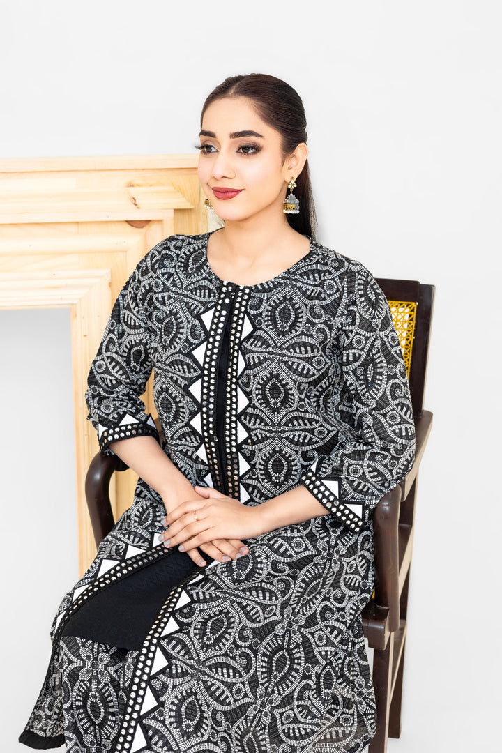 Winter - Best Selling - Beautiful Printed 02 PC SUIT