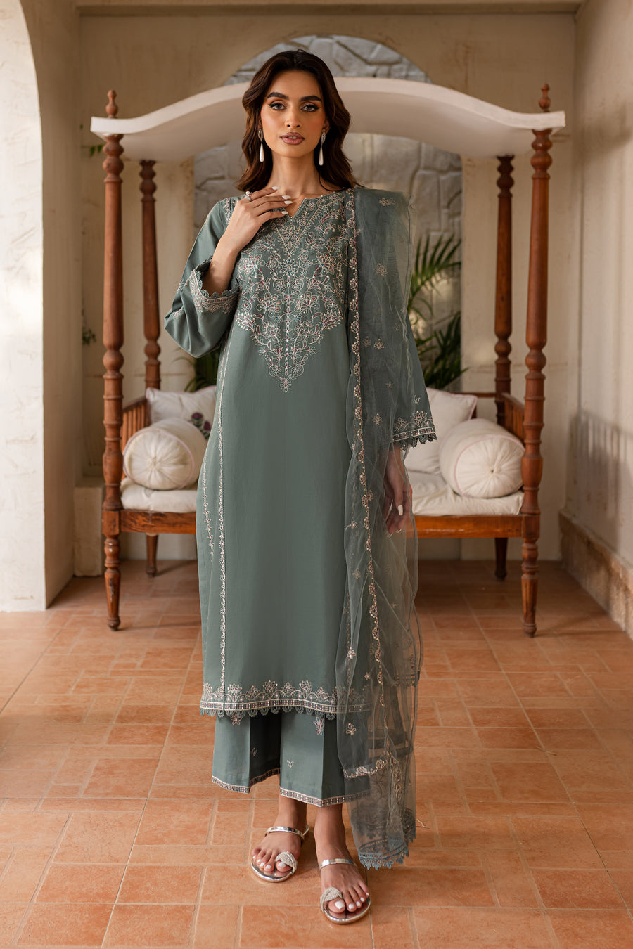 Winter - Best Selling - Nooraan 3Pc - Embroidered Dress