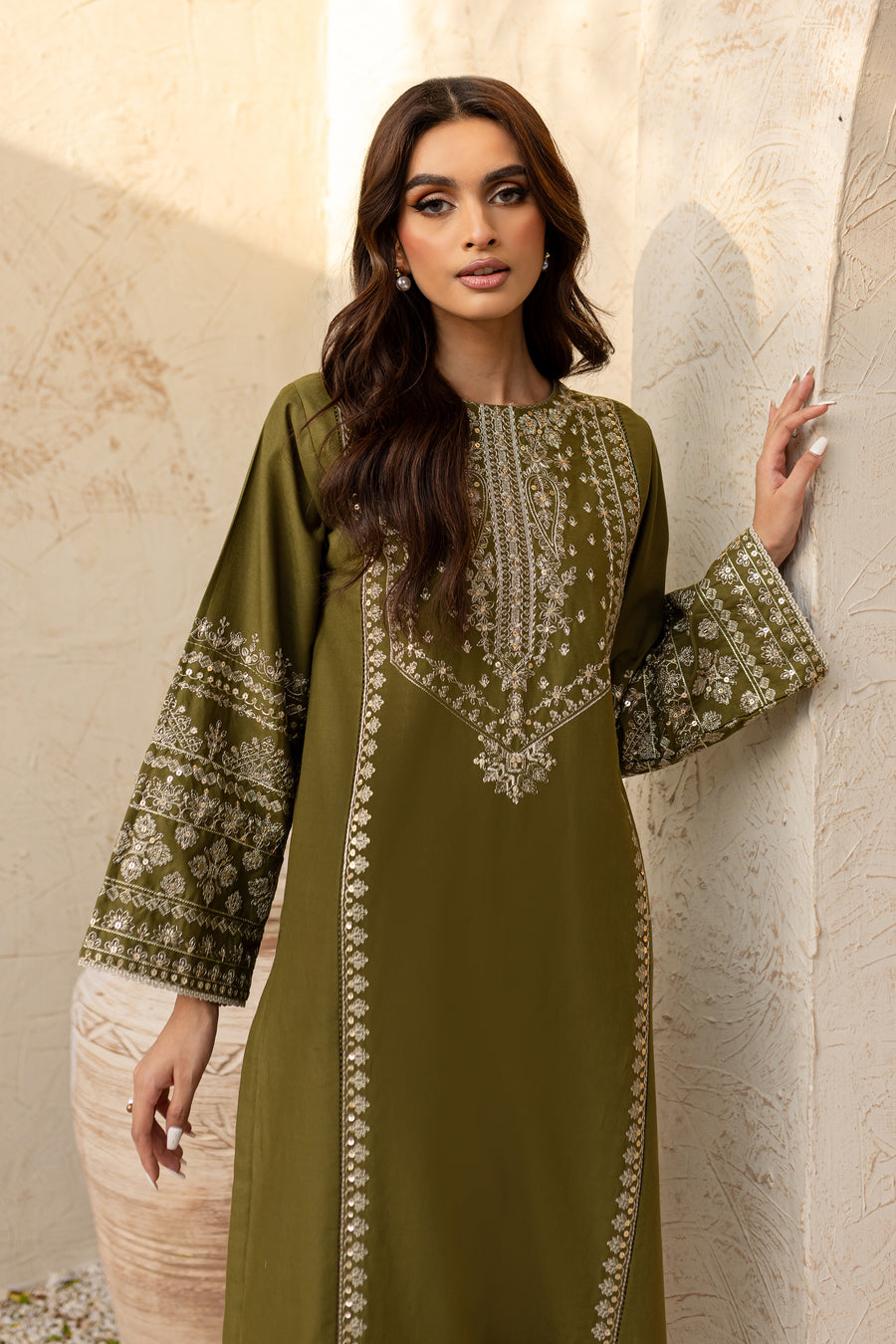 Winter - Best Selling - Odin 2Pc - Embroidered Dress