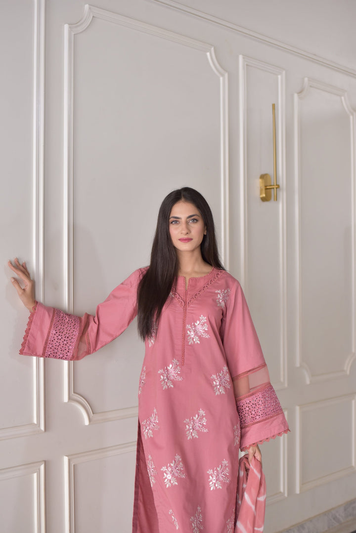 Best Selling - Mehr - 3 PC Embroidered Suit