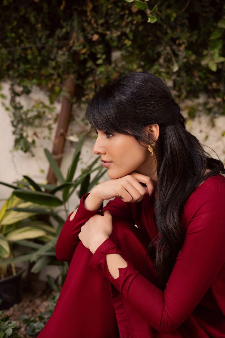 Scarlet Farshi Shalwar