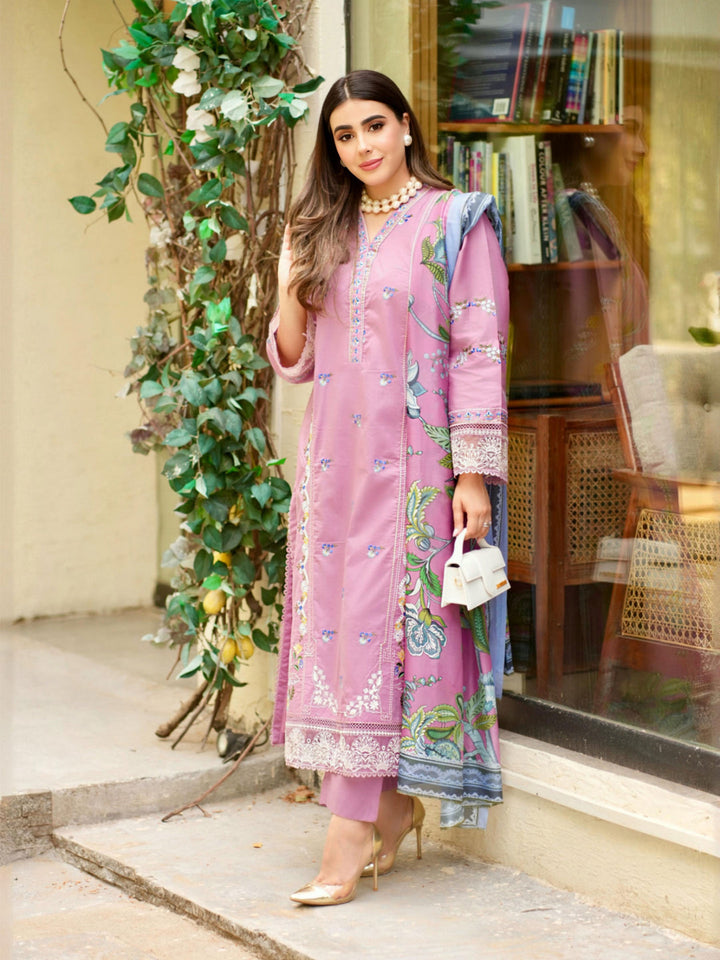 Best Selling - Fajr - 03 pc stitched suit
