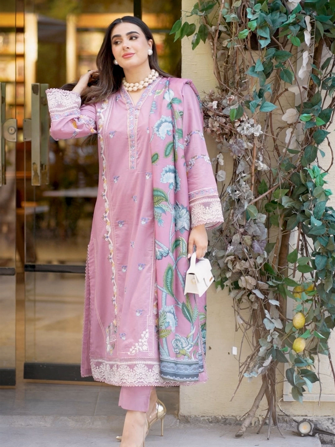 Best Selling - Fajr - 03 pc stitched suit