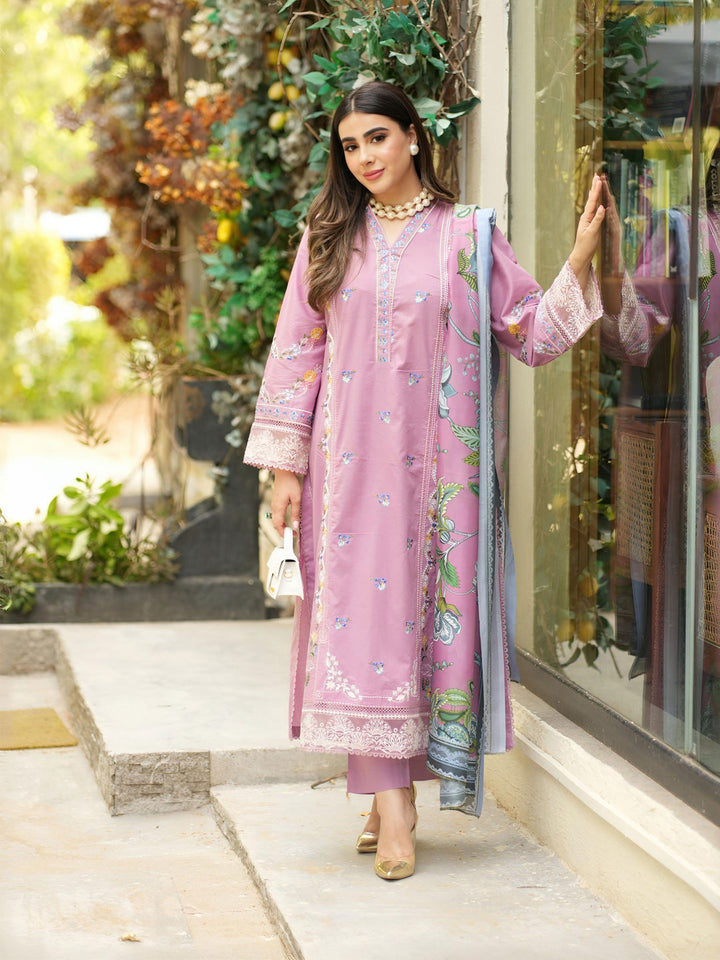Best Selling - Fajr - 03 pc stitched suit